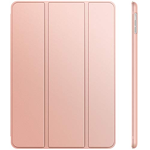 JETech Funda para iPad Air, Carcasa con Soporte Función, Auto-Sueño/Estela, Oro Rosa