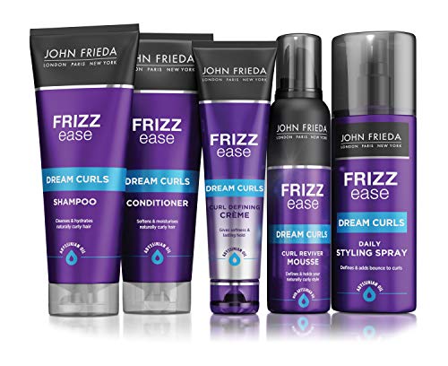 John Frieda Acondicionador Dream Curls 250ml, Pelo Rizado, Volumen, Rizos Perfectos y Definidos, Solido (104078814)