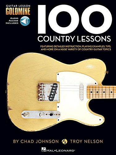 Johnson & Nelson: 100 Country Lessons (Book/Online Audio) (Guitar Lesson Goldmine)
