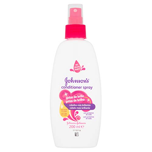 Johnson's Baby - Acondicionador en Spray Gotas de Brillo, 200 ml