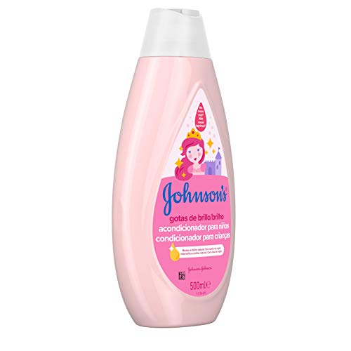 Johnson's Baby Gotas de Brillo - Acondicionador para niños, 3 x 500 ml