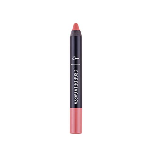 Jorge de la Garza Makeup Lip Velvet Barra de Labios Jumbo Waterproof, Marrón Claro (21 Nude)