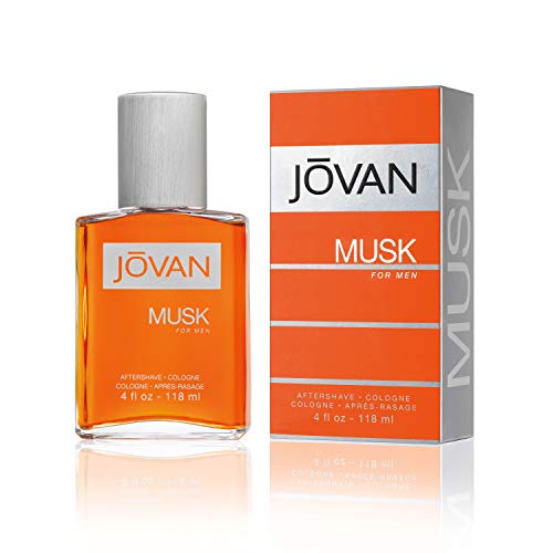 Jovan Musk Loción para después del afeitado para hombre, 118 ml