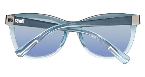 Just Cavalli Sonnenbrille JC567S 5592W Gafas de sol, Azul (Blau), 55 para Mujer