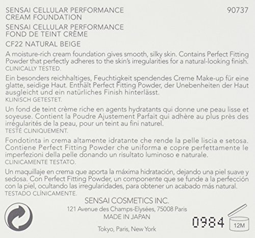 Kanebo Sensai Base de Maquillaje SPF 15 Tono CF-22-30 ml