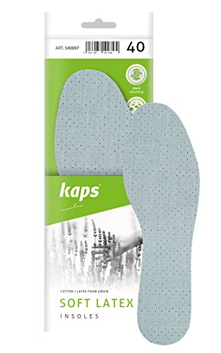 Kaps Plantillas Suaves de Látex: plantillas antibacterianas para zapatos que hacen que los pies se sientan frescos, 39 EUR