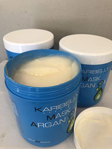 Karibelly Mascarilla para el Pelo de Argan con Omega 3 - 1000 ml