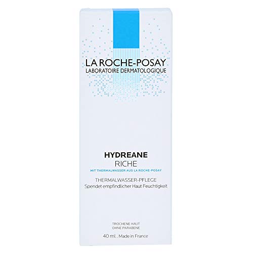 La Roche Posay 897-10772 Hydreane Rich - Crema hidratante para piel sensible, 40ml