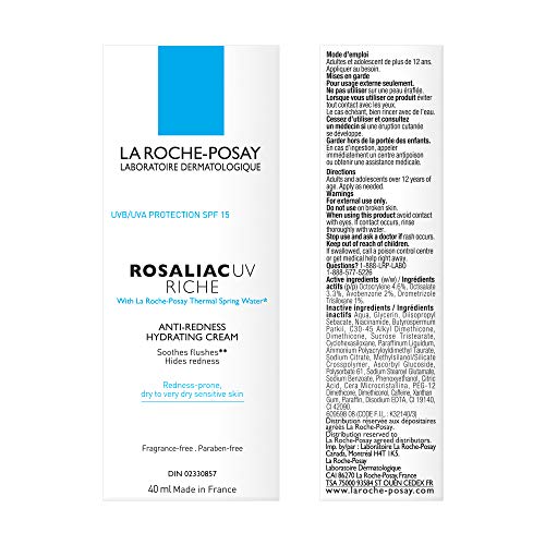 La Roche Posay Roche Rosaliac Uv Riche 40 Ml - 40 ml