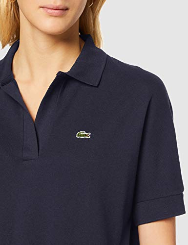 Lacoste PF0504 Polo, Azul (Marine), Small para Mujer