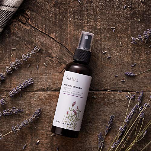 Lavender Floral Water - 100% Pure Hydrosol Spray Mist para dormir, ropa de cama, cara, tónico facial, cuerpo, habitación - 100ml