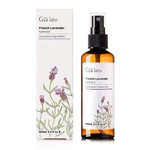 Lavender Floral Water - 100% Pure Hydrosol Spray Mist para dormir, ropa de cama, cara, tónico facial, cuerpo, habitación - 100ml