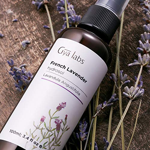 Lavender Floral Water - 100% Pure Hydrosol Spray Mist para dormir, ropa de cama, cara, tónico facial, cuerpo, habitación - 100ml