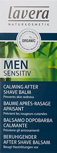 Lavera Men - Aftershave Calmante Después Afeitado, (orgánico, vegano, nutre y alivia la irritación, 50 ml)