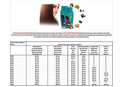 Leganza, 7 aceites naturales, bálsamo para el pelo de color cereza oscuro 51