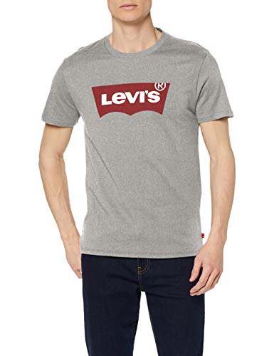 Levi's Graphic Set-In Neck, Camiseta para Hombre, Gris (C18976 Graphic H215 Midtone Htr Grey Graphic H215-Hm 36.2 138), XX-Large