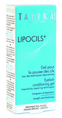 Lipocils Mini - Lipocils Tamaño viaje - Talika - Gel para el crecimiento de las pestañas - Cuidado natural de las pestañas - Estimulador del crecimiento de las pestañas - Envase de 4.2 ml + cepillo