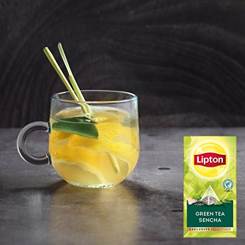 Lipton Green Tea Sencha, Té Verde Sencha, 1 caja con 30 pirámides