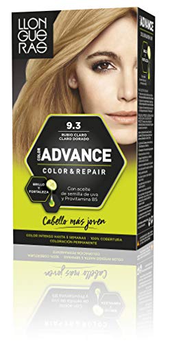 Llongueras Advance Tinte de Cabello Permanente Tono #9.3 Rubio Claro Claro Dorado