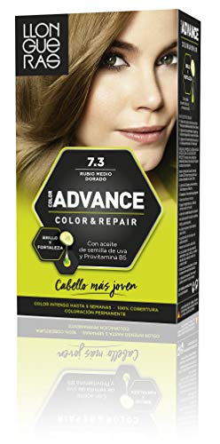 LLONGUERAS Advance tinte Rubio Medio Dorado Nº 7.3 caja 1 ud