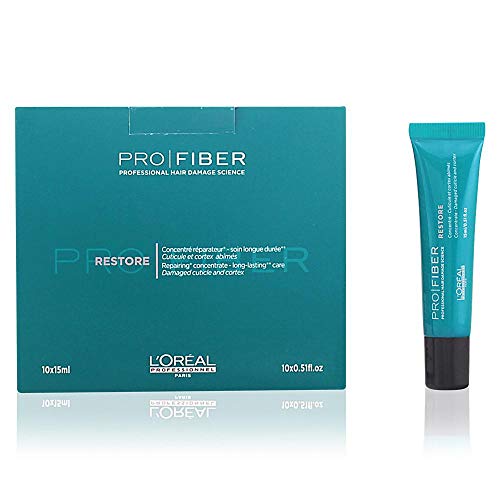 L'Oréal Expert Pro Fiber Restore Concentrate - Cuidado capilar, 10 X 15 ml