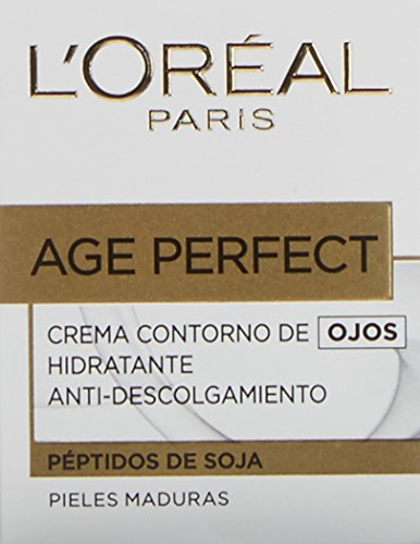 L'Oreal Paris - Age Perfect, crema hidratante de ojos, pieles maduras, 15ml