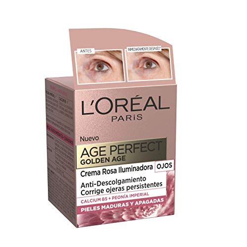 L'Oréal Paris Age Perfect Golden Age Contorno de Ojos Antiojeras Pieles Maduras y Apagadas, 15 ml