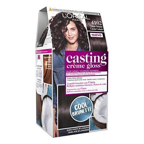 L'Oreal Paris Casting Crème Gloss Baño De Color 4102 Cacao Helado 240 g