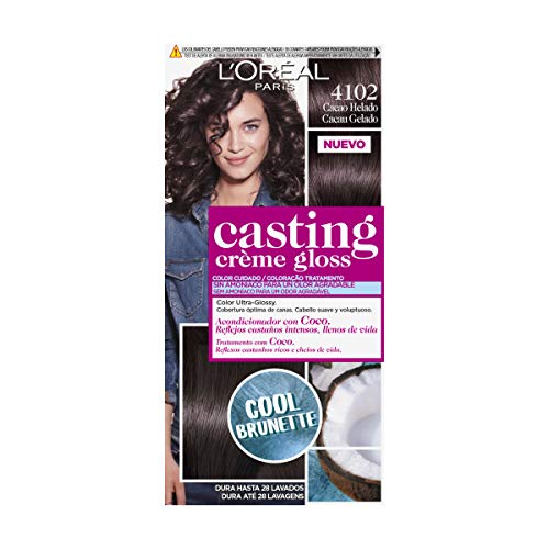 L'Oreal Paris Casting Crème Gloss Baño De Color 4102 Cacao Helado 240 g