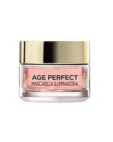 L'Óreal Paris Dermo Expertise - Age Perfect, crema mascarilla iluminadora Golden Age, para pieles maduras - 50 ml