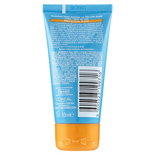 L'Oreal Paris Dermo Expertise Sublime Sun - Crema Protectora Facial Anti-edad, Solar SPF 30, 50 ml