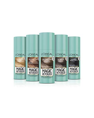 L'Oréal Paris Magic Retouch Spray Retoca Raíces y Canas, Castaño,  150 ml