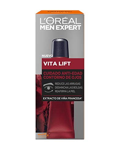 L'Oréal Paris Men Expert - Vitalift Contorno de ojos anti edad, 15 ml