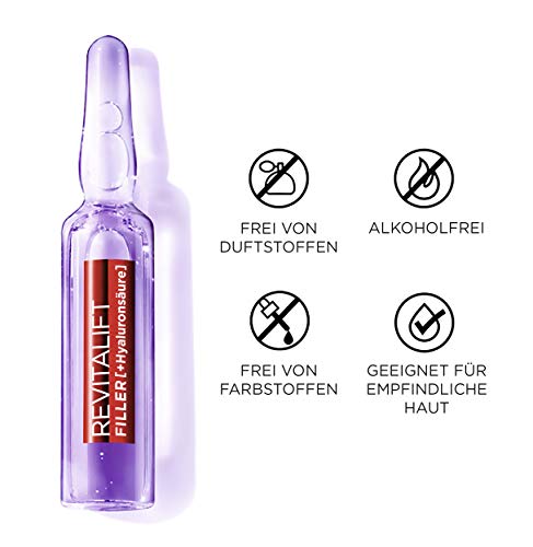 L'Oréal Paris Revitalift Filler - Hidrourón con ácido hialurónico puro, para una hidratación intensa y una piel acolchada, 9,1 ml