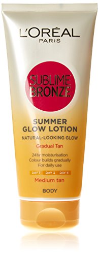 L'oreal paris - Sublime, loción autobronceadora, tono medio, 200 ml