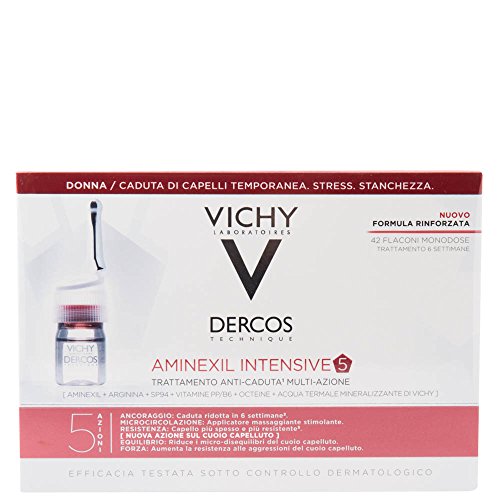 L'OREAL Vichy dercos aminexil clinical intensive anticaida mujer 42 monodosis