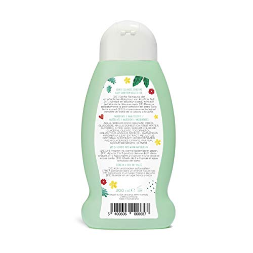 Marca Amazon- Mama Bear Gel de baño para bebés (Fórmula sin lagrimas), 3 botellas, 3x300ml