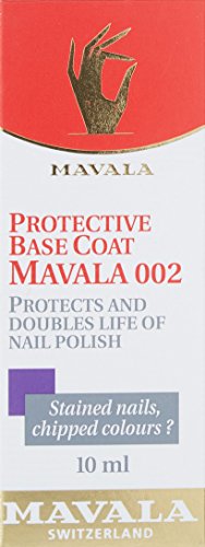 Mavala 002 Base de Manicura Protectora de Doble Acción que Protege las Uñas y Alarga la Duración del Esmalte, 10 ml