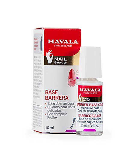 Mavala Base-Barrera | Base Coat | Base Protectora de Uñas | Tratamiento de Manicura para el Cuidado y la Protección de Uñas Delicadas, 10 ml