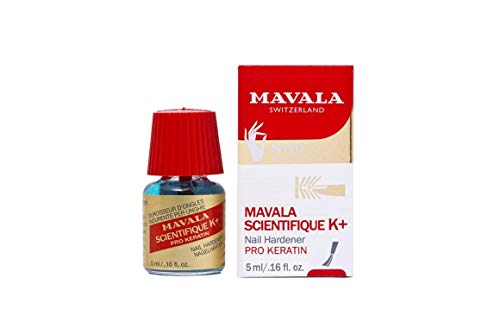 Mavala Científico K+ Endurecedor de Uñas Tratamiento para Evitar que las Uñas se Rompan o se Separen, 5 ml