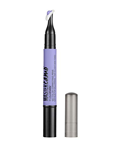 Maybelline New York Corrector Imperfecciones Master Camo Pens (Manchas), Tono 20 Azul