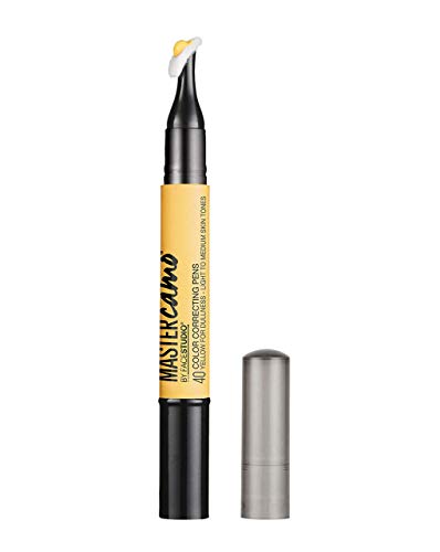 Maybelline New York Corrector Imperfecciones Master Camo Pens (Ojeras), Tono 40 Amarillo