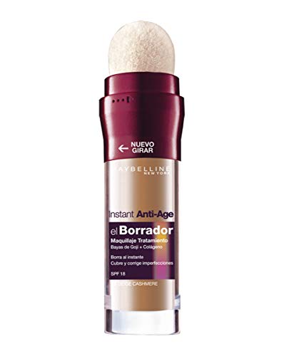 Maybelline New York - El Borrador Instant Anti Age, Corrector de Ojos, Tono 21 Nude