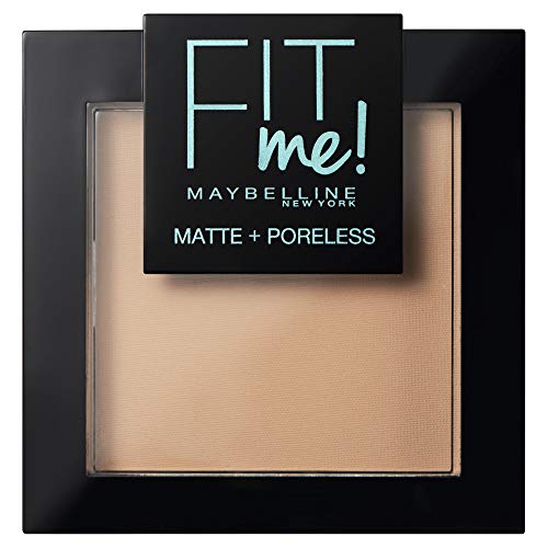 Maybelline New York Fit Me - Polvos Compactos Matificantes y Sin Brillos, Tono 120 Classic Ivory