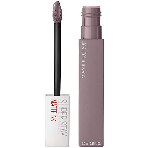 Maybelline New York Super Stay, Lápiz labial líquido tinta mate, 90 Huntress, 5ml