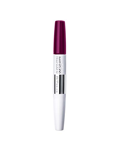 Maybelline New York - Superstay 24H, Pintalabios Mate de Larga Duración, Tono 363 All Day Plum