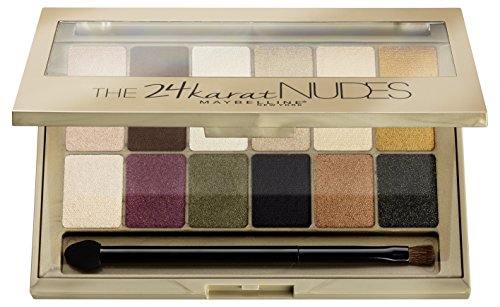 Maybelline New York The 24 Karat Nudes, Paleta de Sombras de Ojos