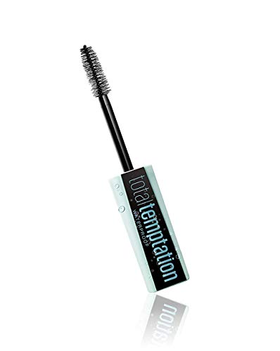 Maybelline New York - Total Temptation, Máscara de Pestañas Waterproof, Tono Negro