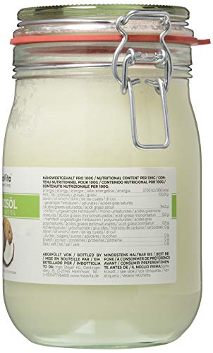 Meavita Aceite De Coco Orgánico, Virgen Y Prensado En Frío, 1000 ml