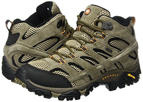 Merrell Moab 2 Leather Mid GTX, Botas de Senderismo para Hombre, Marrón (Pecan), 44 EU